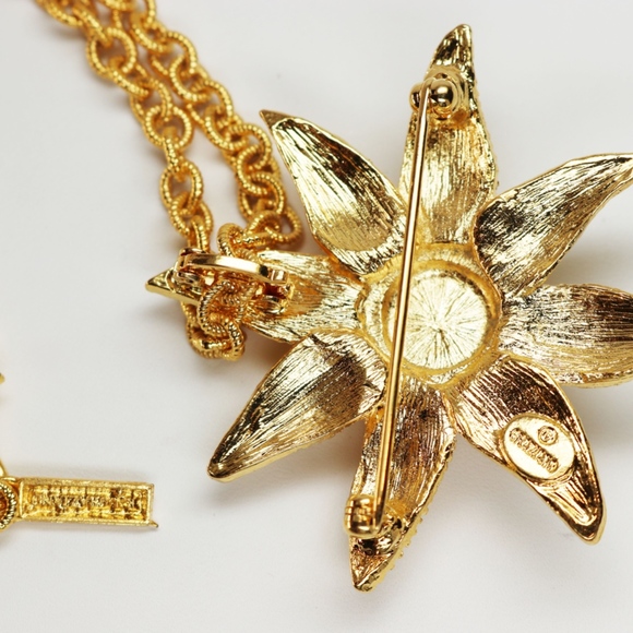 GRAZIANO ENHANCER PENDANT NECKLACE & BROOCH - Picture 5 of 8